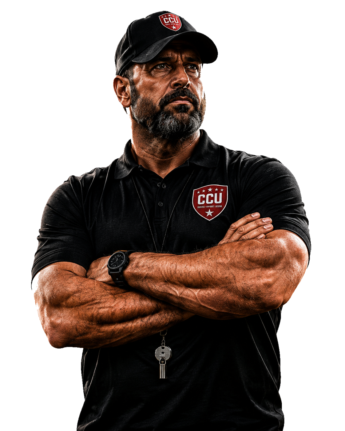CCU Union Rep standing ready as a 2A bodyguard.